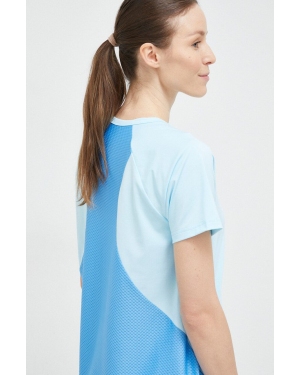 Roxy t-shirt treningowy See The Good kolor niebieski