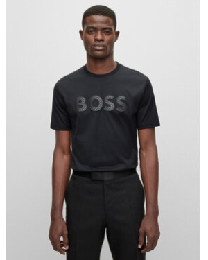 Boss T-Shirt 50481590 Czarny Regular Fit