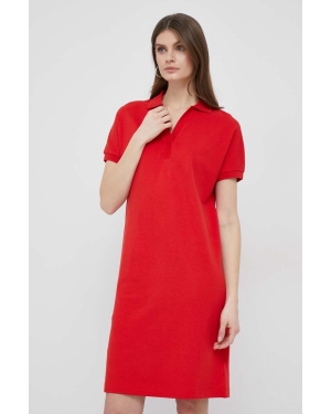 Tommy Hilfiger sukienka kolor czerwony mini oversize
