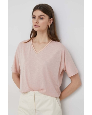 Geox t-shirt damski kolor różowy