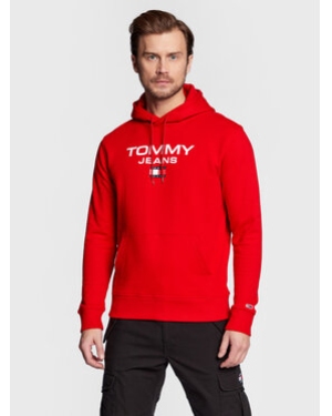 Tommy Jeans Bluza Entry DM0DM15692 Czerwony Regular Fit