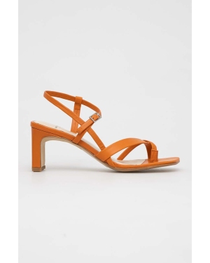 Vagabond Shoemakers sandały skórzane LUISA kolor pomarańczowy 5312.301.44