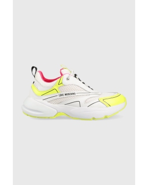 Love Moschino sneakersy Sporty 50 kolor biały JA15025G1GIQ510A