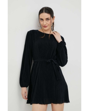 Abercrombie & Fitch sukienka kolor czarny mini oversize