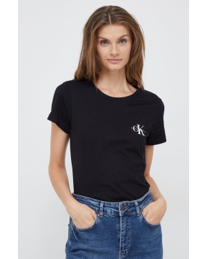 Calvin Klein Jeans t-shirt bawełniany (2-pack) J20J219734 kolor czarny