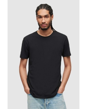 AllSaints t-shirt bawełniany 2-pack FIGURE SS CREW kolor czarny gładki MD198S