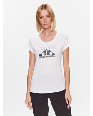 Helly Hansen T-Shirt Nord Graphic 62985 Biały Regular Fit