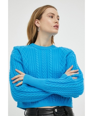 Gestuz sweter damski kolor niebieski