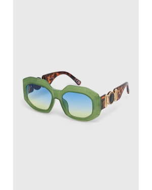 Jeepers Peepers okulary przeciwsłoneczne kolor zielony