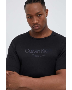 Calvin Klein Performance t-shirt treningowy Pride kolor czarny z nadrukiem