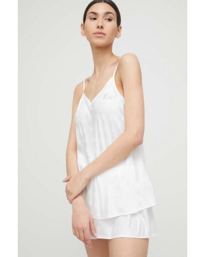 Kate Spade piżama damska kolor biały satynowa