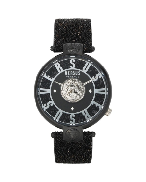 Versus Versace zegarek damski kolor czarny