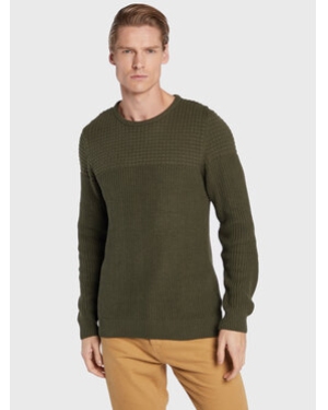 Blend Sweter 20714622 Zielony Regular Fit