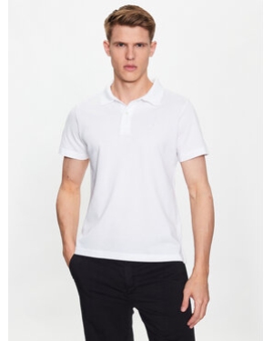 Trussardi Polo Emboidered 52T00712 Biały Regular Fit