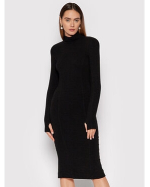 Remain Sukienka dzianinowa Zea RM872 Czarny Slim Fit