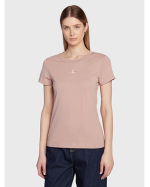 Calvin Klein Jeans T-Shirt J20J220300 Różowy Slim Fit