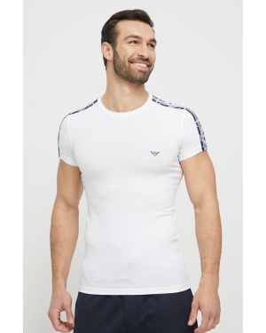 Emporio Armani Underwear t-shirt lounge kolor biały z aplikacją