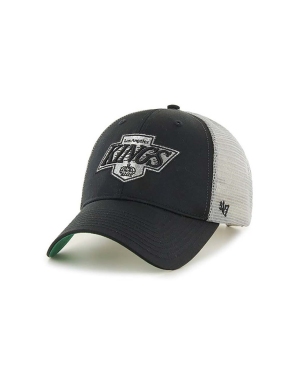 47brand czapka z daszkiem NHL Los Angeles Kings kolor czarny z aplikacją