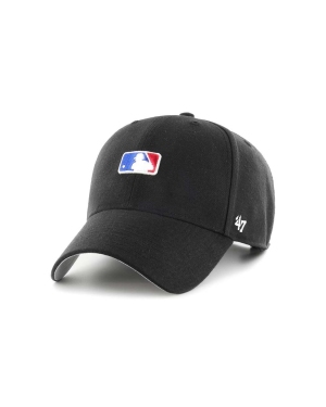 47brand czapka z daszkiem bawełniana MLB Batter Man kolor czarny z aplikacją