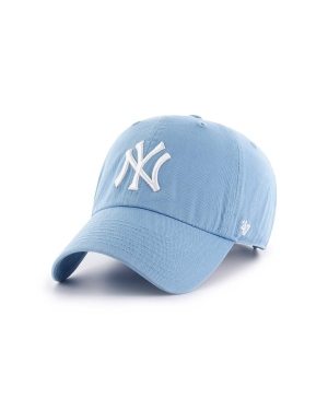 47brand czapka z daszkiem bawełniana MLB New York Yankees kolor niebieski z aplikacją B-RGW17GWSNL-COA