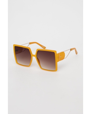 Aldo okulary przeciwsłoneczne ANNERELIA damskie kolor żółty