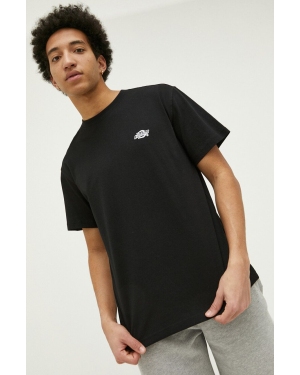 Dickies t-shirt bawełniany kolor czarny z aplikacją DK0A4YAIBLK1-BLACK
