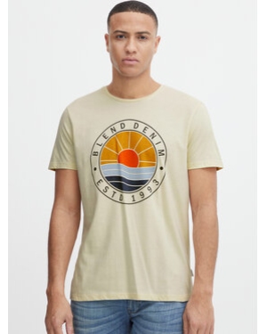 Blend T-Shirt 20715040 Écru Regular Fit