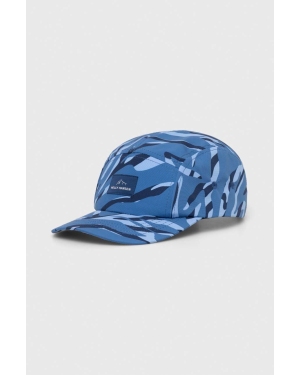 Helly Hansen czapka z daszkiem kolor niebieski wzorzysta 67489