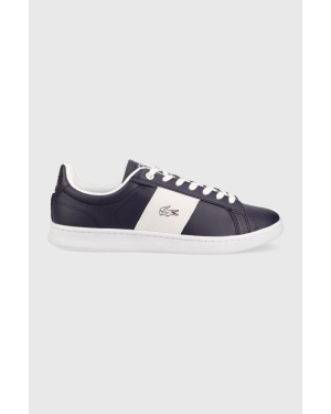 Lacoste sneakersy Carnaby Pro Leather Colour Contrast kolor granatowy 45SMA0060