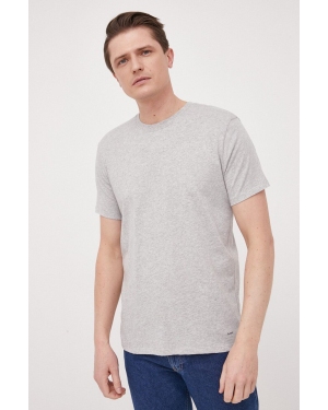 Michael Kors t-shirt lounge bawełniany 3-pack kolor szary gładki