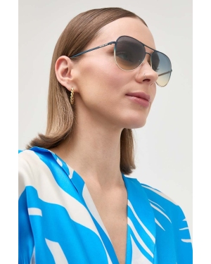 MICHAEL Michael Kors okulary przeciwsłoneczne damskie kolor niebieski