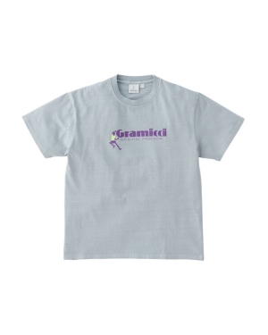 Gramicci T-Shirt G3SU-T045 Szary Casual Fit