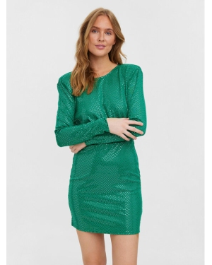 Vero Moda Sukienka koktajlowa Kalla 10277421 Zielony Slim Fit