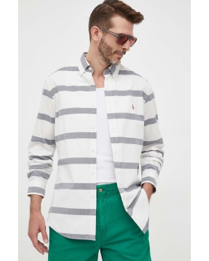 Polo Ralph Lauren koszula bawełniana męska regular z kołnierzykiem button-down