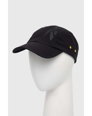 Reebok czapka z daszkiem Tech Style kolor czarny z nadrukiem