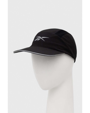 Reebok czapka z daszkiem Float Run Performance kolor czarny z nadrukiem