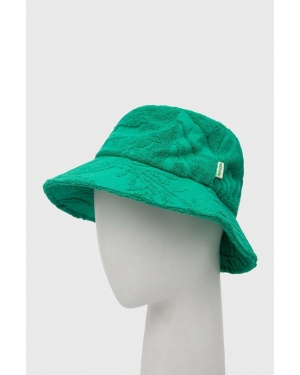 Rip Curl kapelusz bawełniany kolor zielony bawełniany