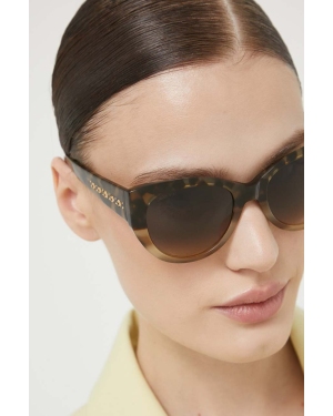 Swarovski okulary przeciwsłoneczne 56349753 MILLENIA damskie kolor brązowy