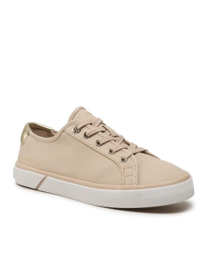 Tommy Hilfiger Tenisówki Lace Up Vulc Sneaker FW0FW06957 Beżowy
