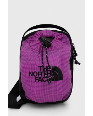 The North Face saszetka kolor fioletowy