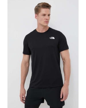The North Face t-shirt sportowy Lightbright kolor czarny wzorzysty