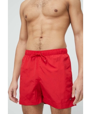 Tommy Hilfiger szorty kąpielowe kolor czerwony