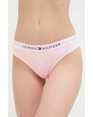 Tommy Hilfiger stringi kolor różowy