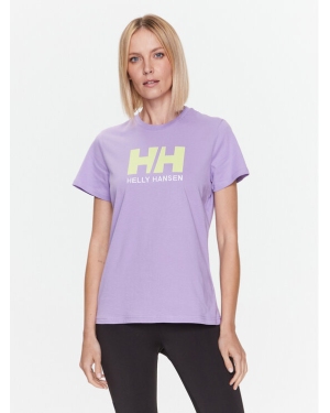 Helly Hansen T-Shirt Logo 34112 Fioletowy Regular Fit