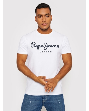 Pepe Jeans T-Shirt Original PM508210 Biały Slim Fit