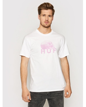 HUF T-Shirt Data Death Tee TS01333 Biały Regular Fit