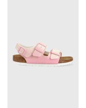 Birkenstock sandały Milano damskie kolor różowy 1024152
