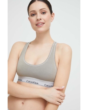 Calvin Klein Underwear biustonosz kolor szary gładki