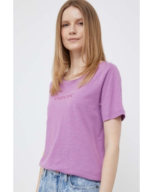 Geox t-shirt damski kolor fioletowy