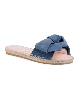 Manebi Espadryle Sandals With Bow K 1.3 J0 Niebieski